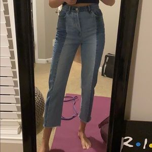 Pacsun two-tone jeans